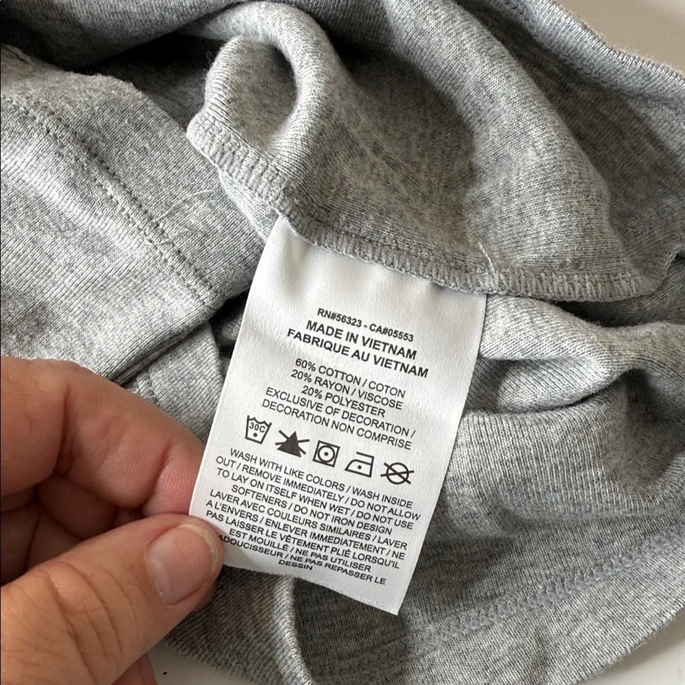 Nike Sportswear Essential Tank Top Gray and White Large